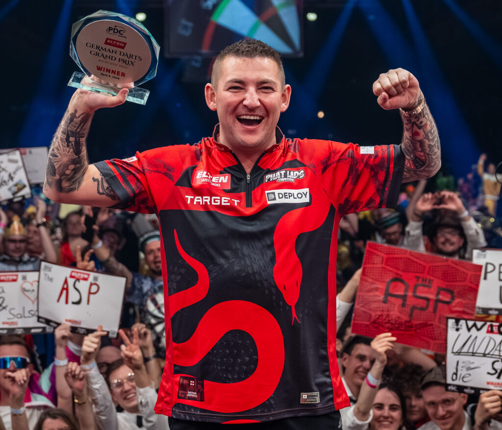 アスピナル、ジャーマン・ダーツ・グランプリで優勝！通算4度目の欧州ツアー制覇
